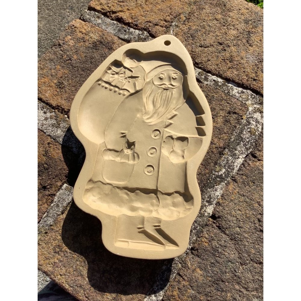 Brown Bag Cookie Mold Santa 1983 Great Condition